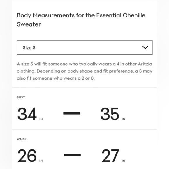 Wilfred Aritzia Beige Essentials Chenille Crew Neck Sweater Women’s XS - Picture 7 of 8